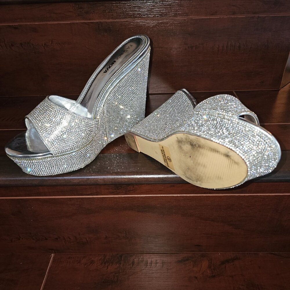 Rhinestone Wedges - image 6